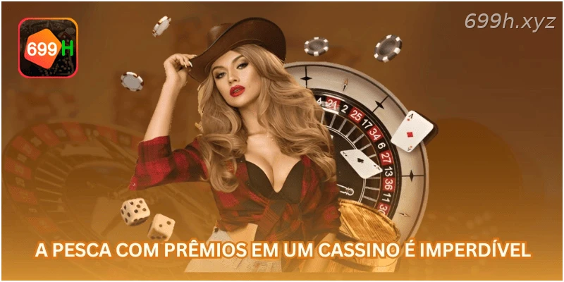 A pesca com prêmios em um cassino é imperdível.