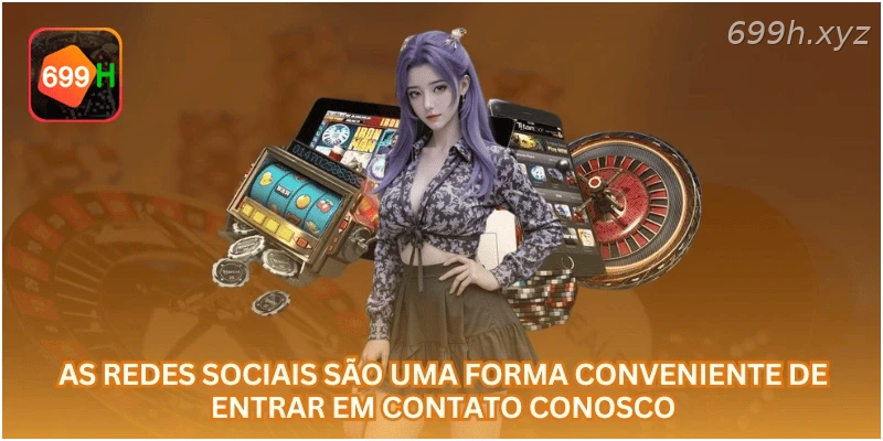 As redes sociais são uma forma conveniente de entrar em contato conosco.