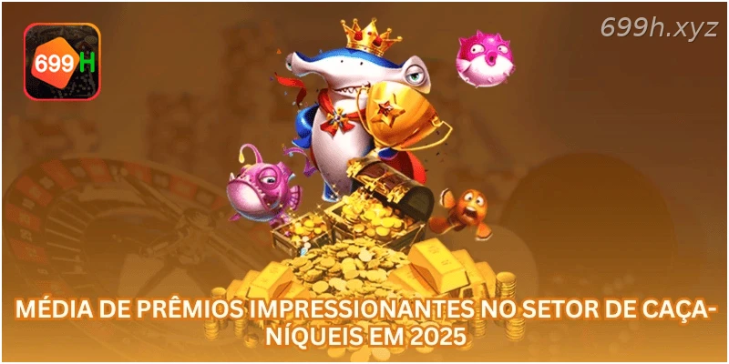 Média de prêmios impressionantes no setor de caça-níqueis em 2025.