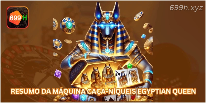 Resumo da máquina caça-níqueis Egyptian Queen